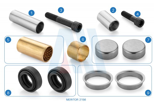 Caliper Guide and Seals Repair Kit (Rear)