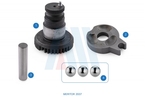 Caliper Kit de Engranaje Regulador (Izquierda)