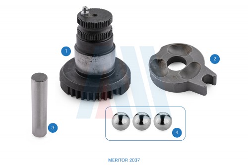 Caliper Kit de Engranaje Regulador (Derecha)