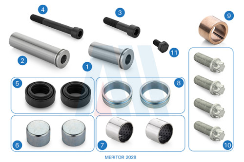 Caliper Guides and Bushes Repair Kit